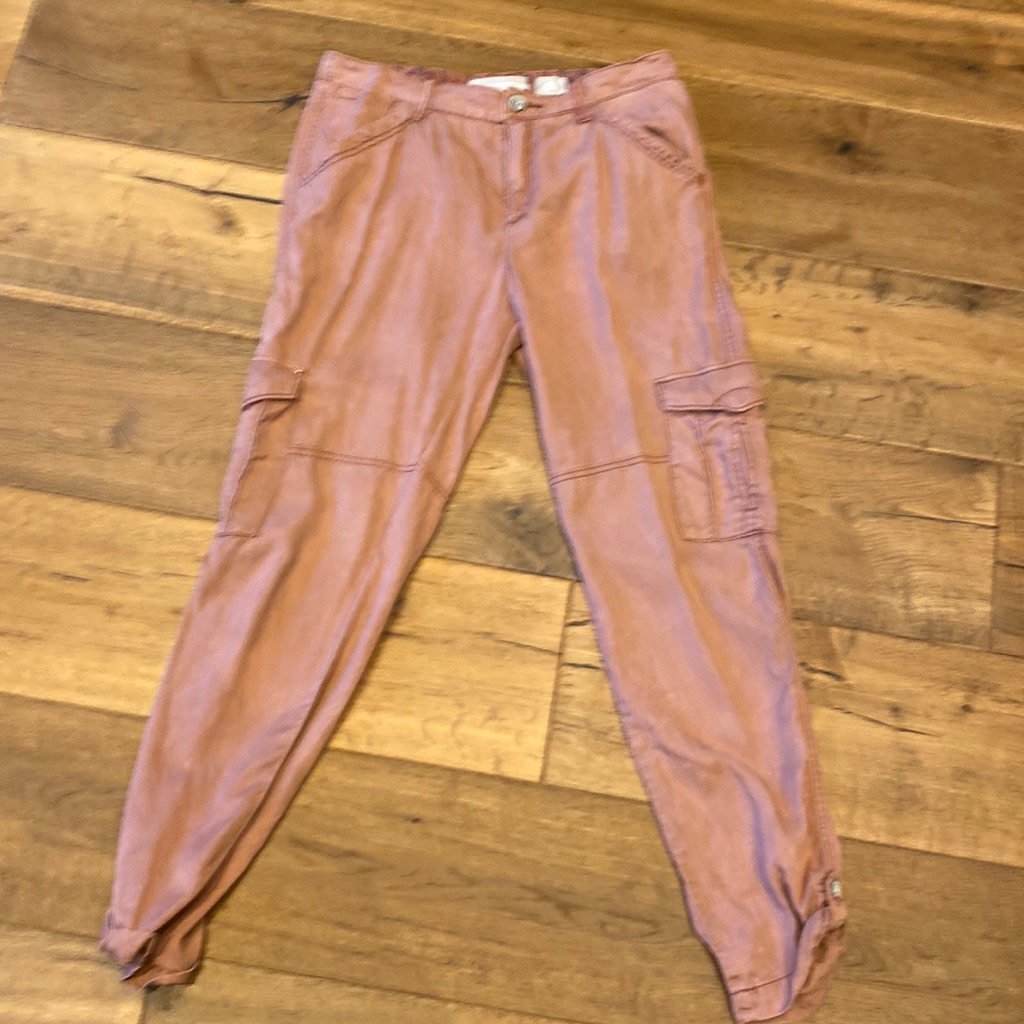 Anthropologie Casual Rose Pink Coloured Pants,